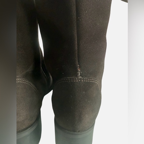 La Canadienne Passion Brown Suede Mid Calf Boots Sz 7.5 Waterproof - Picture 11 of 11